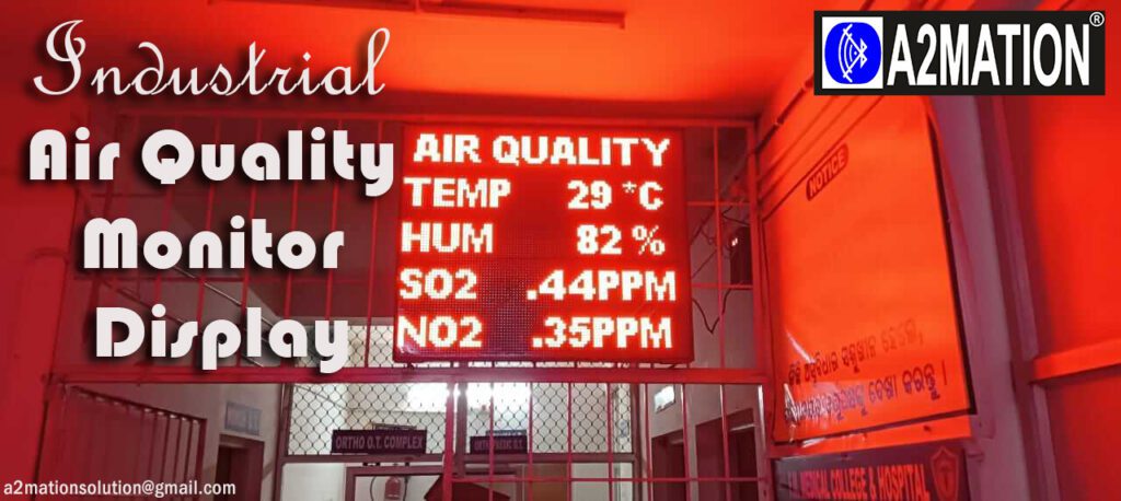 Hospital Air Quality monitor Display
